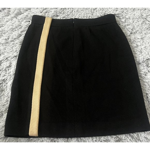 M MISSONI Black Wool Blend Mini Skirt Size 6 Made In Italy Rare Knit Casual - Picture 6 of 6